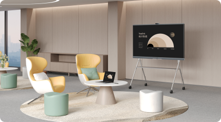 Yealink PVB750-A02 видеотерминал MeetingBoard Pro 75" с 50МП-камерой и аудиосистемой, 4 стилуса